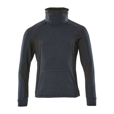 Mascot Advanced High-Neck Sweatshirt 17584-319 Front #colour_dark-navy-blue-black