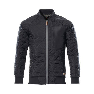 Mascot Advanced Jacket Padded Quilted 17015-318 Front #colour_black