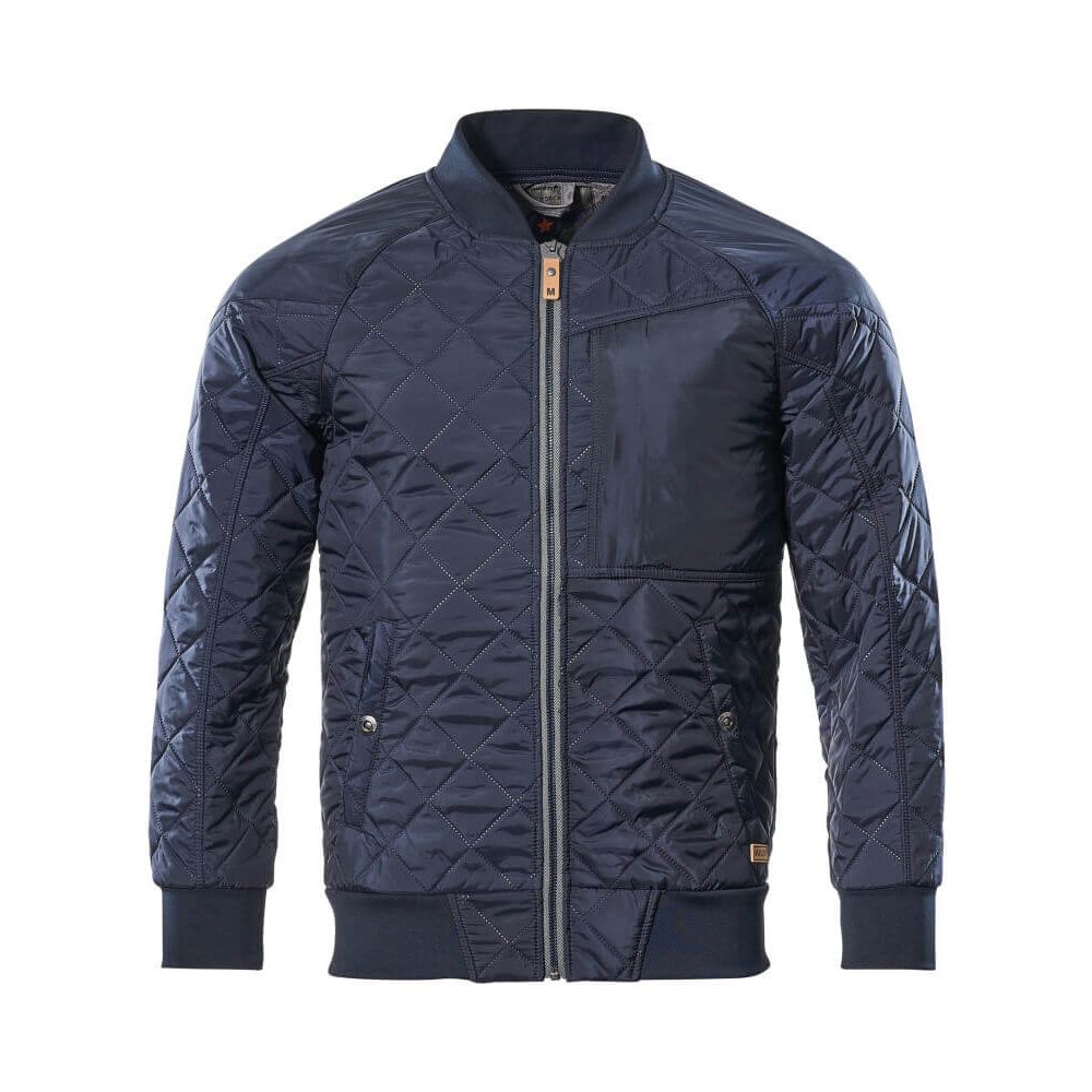 Mascot Advanced Jacket Padded Quilted 17015-318 Front #colour_dark-navy-blue