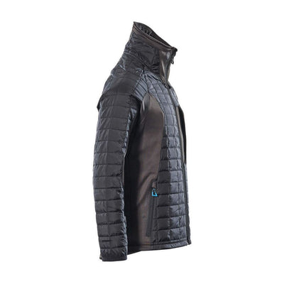 Mascot Advanced Jacket Quilted Padded 17115-318 Left #colour_black-dark-anthracite-grey