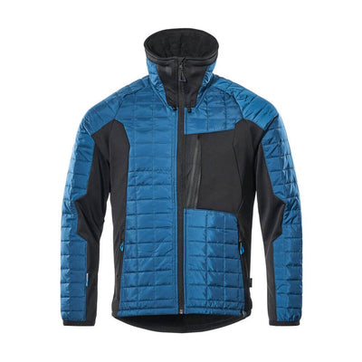 Mascot Advanced Jacket Quilted Padded 17115-318 Front #colour_dark-petroleum-black