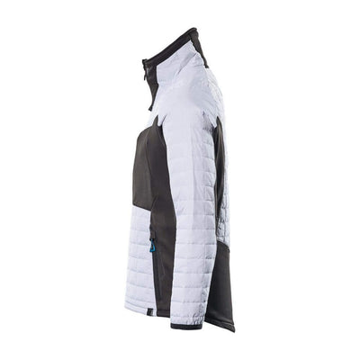 Mascot Advanced Jacket Quilted Padded 17115-318 Right #colour_white-dark-anthracite-grey