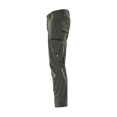 Mascot Advanced Trousers 4-Way-Stretch Kneepad-Pockets 17179-311 Right #colour_dark-anthracite-grey