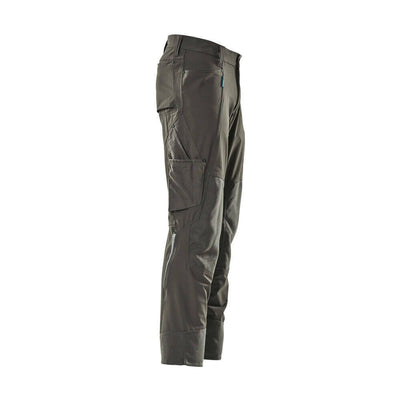 Mascot Advanced Trousers 4-Way-Stretch Kneepad-Pockets 17179-311 Left #colour_dark-anthracite-grey