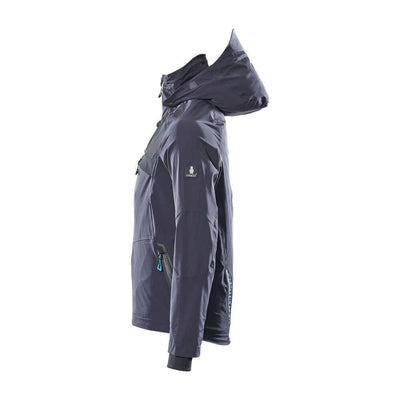 Mascot Advanced Waterproof Jacket 17001-411 Right #colour_dark-navy-blue-black
