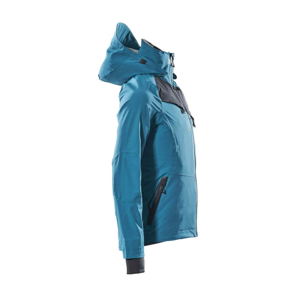 Mascot Advanced Waterproof Jacket 17001-411 Left #colour_dark-petroleum-black
