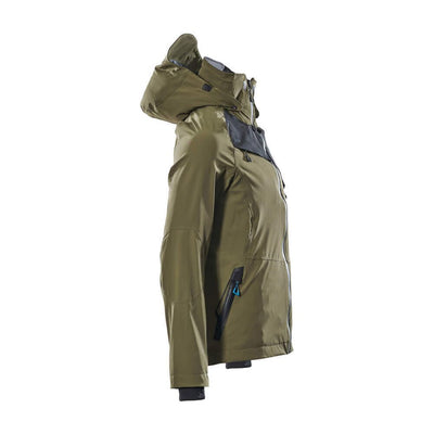 Mascot Advanced Waterproof Jacket 17001-411 Left #colour_moss-green-black