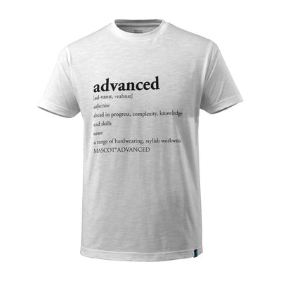 Mascot Advanced White T-shirt 17181-983 Front #colour_white