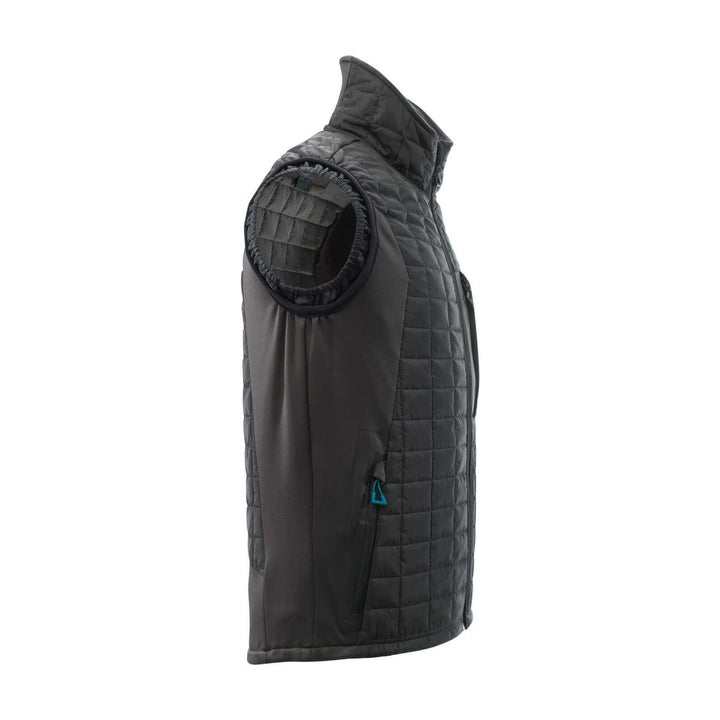 Mascot Advanced Winter Gilet Bodywarmer 17165-318 Left #colour_black-dark-anthracite-grey