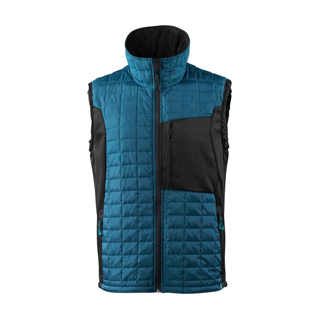 Mascot Advanced Winter Gilet Bodywarmer 17165-318 Front #colour_dark-petroleum-black