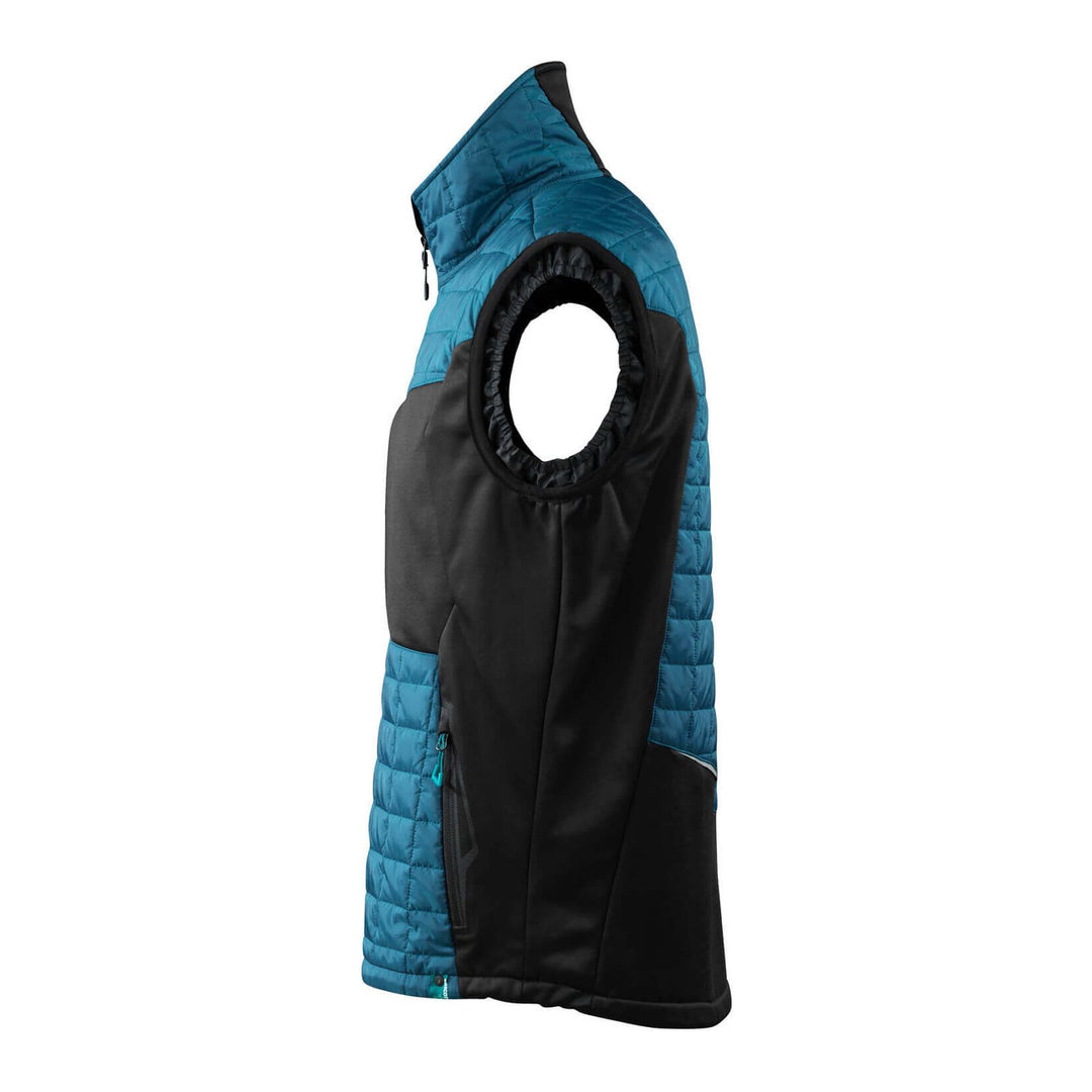 Mascot Advanced Winter Gilet Bodywarmer 17165-318 Right #colour_dark-petroleum-black