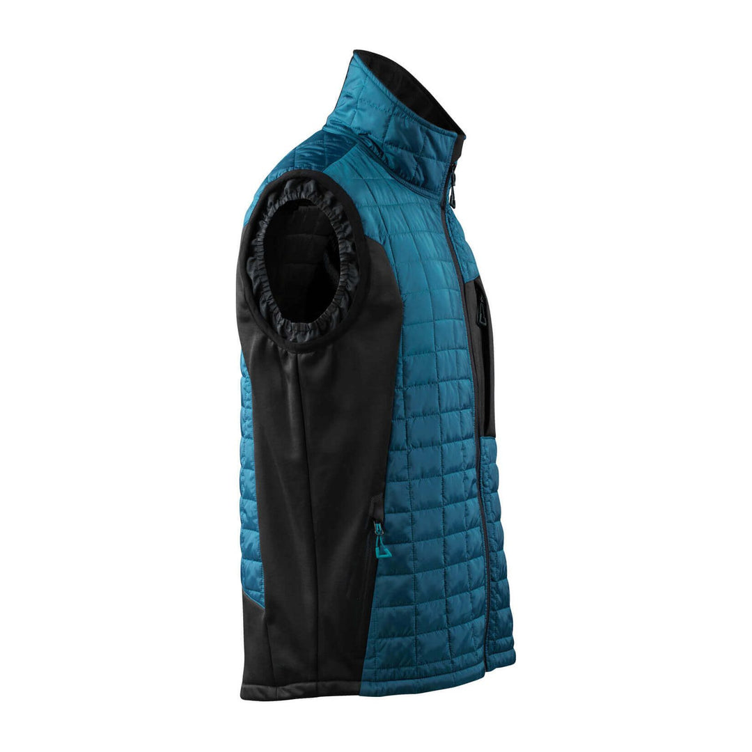 Mascot Advanced Winter Gilet Bodywarmer 17165-318 Left #colour_dark-petroleum-black