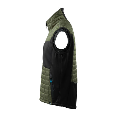 Mascot Advanced Winter Gilet Bodywarmer 17165-318 Right #colour_moss-green-black