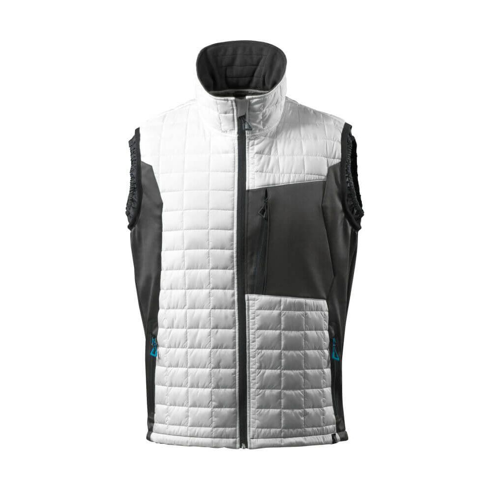 Mascot Advanced Winter Gilet Bodywarmer 17165-318 Front #colour_white-dark-anthracite-grey