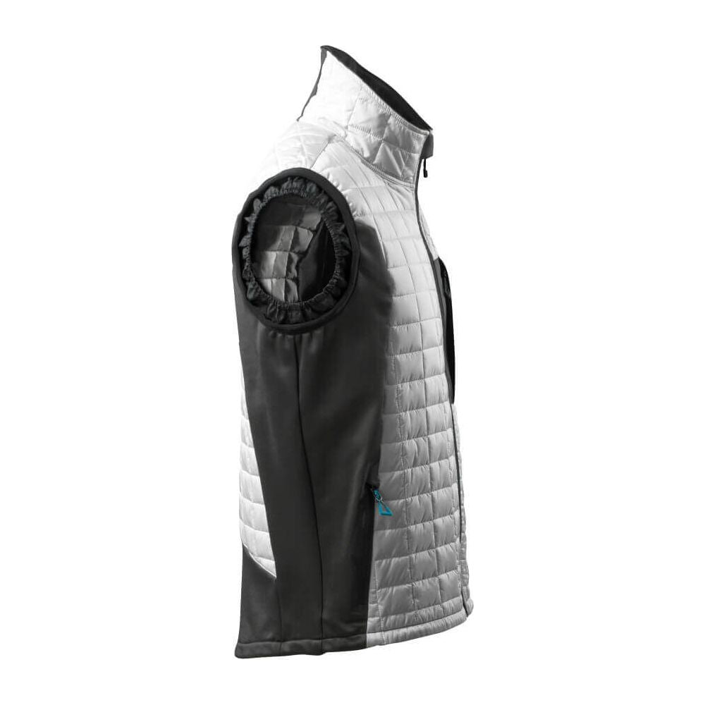 Mascot Advanced Winter Gilet Bodywarmer 17165-318 Left #colour_white-dark-anthracite-grey