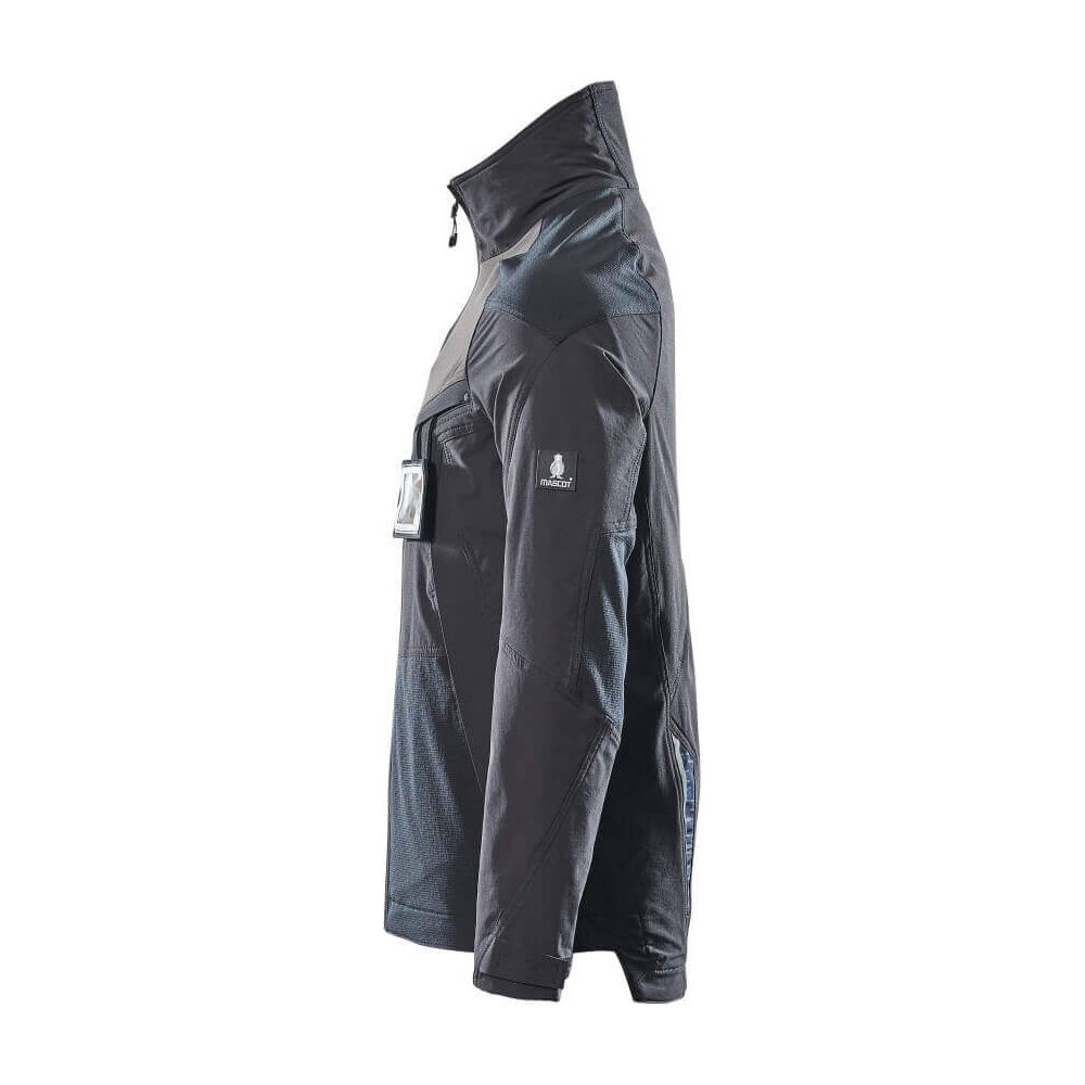 Mascot Advanced Work Jacket 17101-311 Right #colour_black-dark-anthracite-grey
