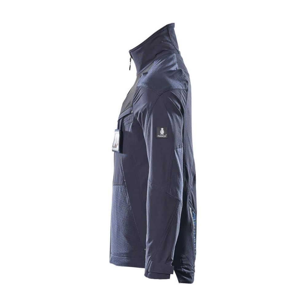 Mascot Advanced Work Jacket 17101-311 Right #colour_dark-navy-blue-black