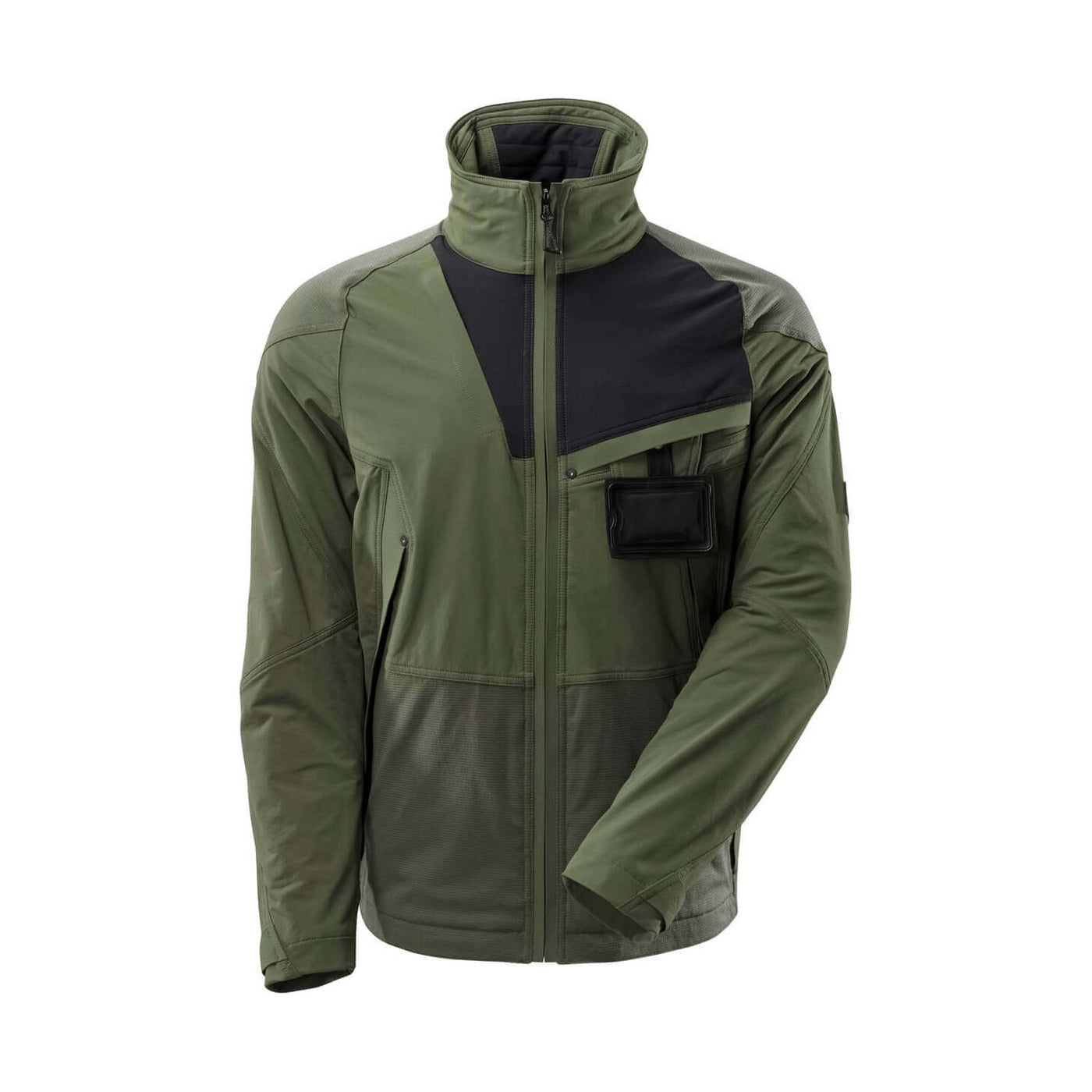Mascot Advanced Work Jacket 17101-311 Front #colour_moss-green-black
