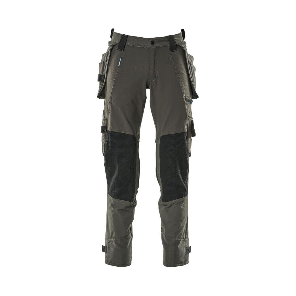 Mascot Advanced Work Trousers 17031-311 Front #colour_dark-anthracite-grey