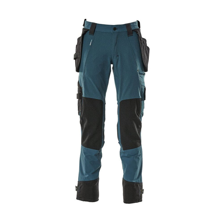 Mascot Advanced Work Trousers 17031-311 Front #colour_dark-petroleum