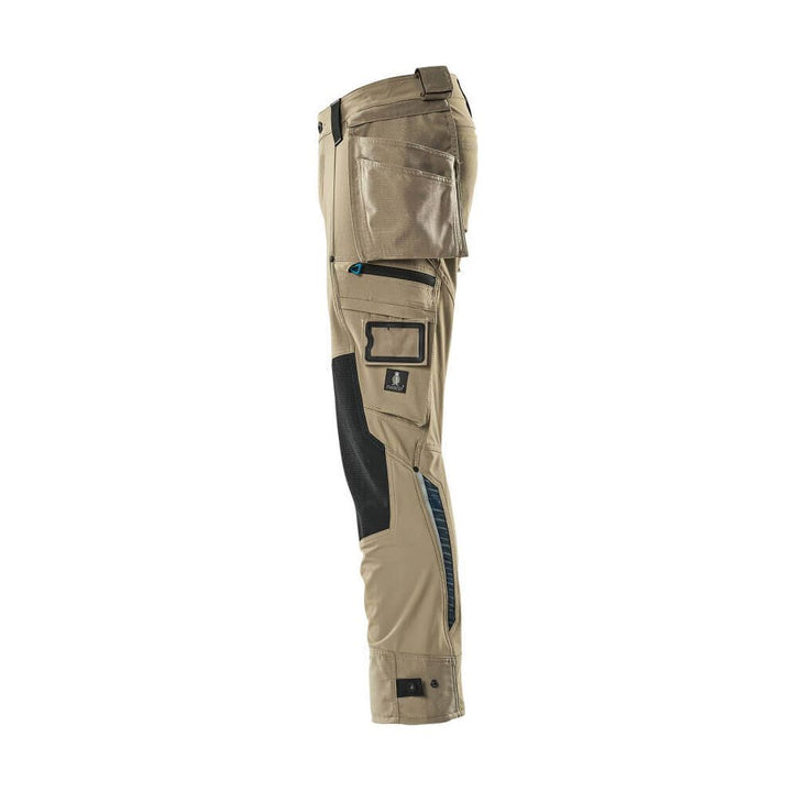 Mascot Advanced Work Trousers 17031-311 Right #colour_light-khaki