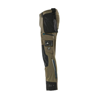 Mascot Advanced Work Trousers 17031-311 Right #colour_moss-green