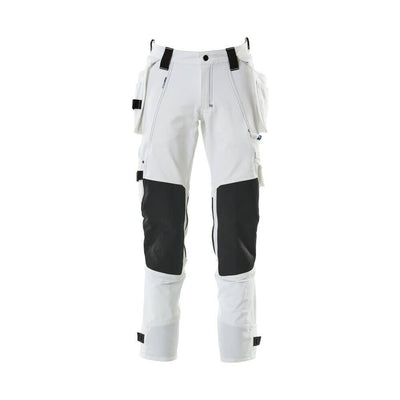 Mascot Advanced Work Trousers 17031-311 Front #colour_white