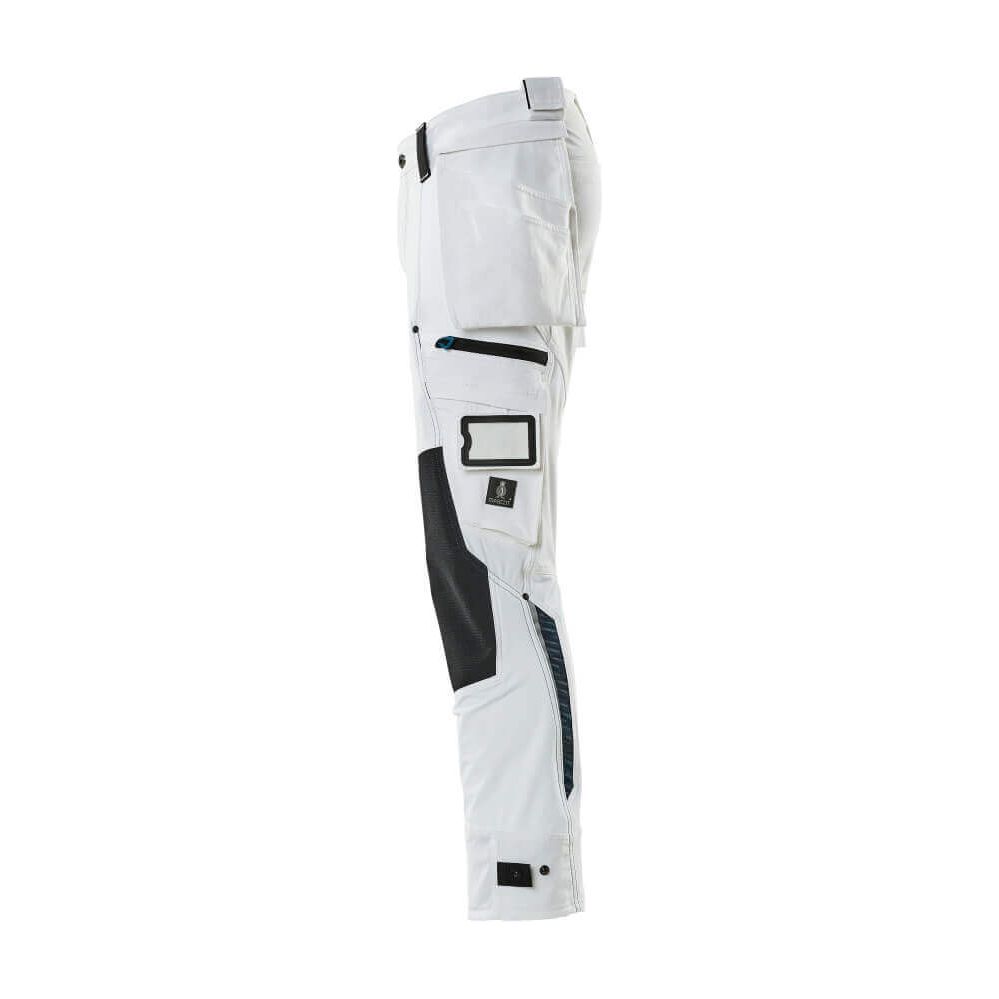 Mascot Advanced Work Trousers 17031-311 Right #colour_white