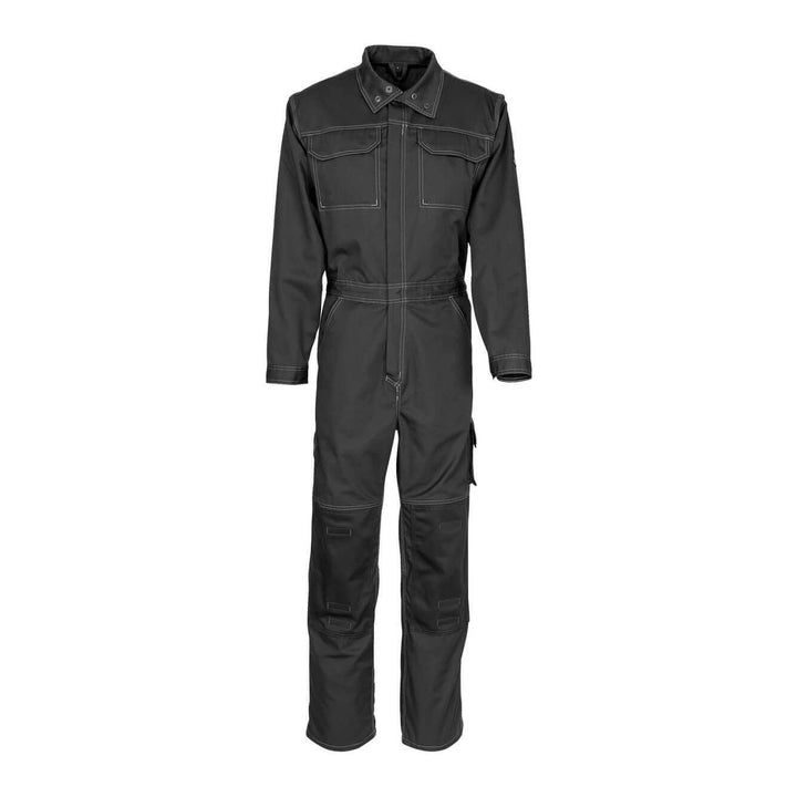 Mascot Akron Boilersuit Kneepad 10519-442 Front #colour_black