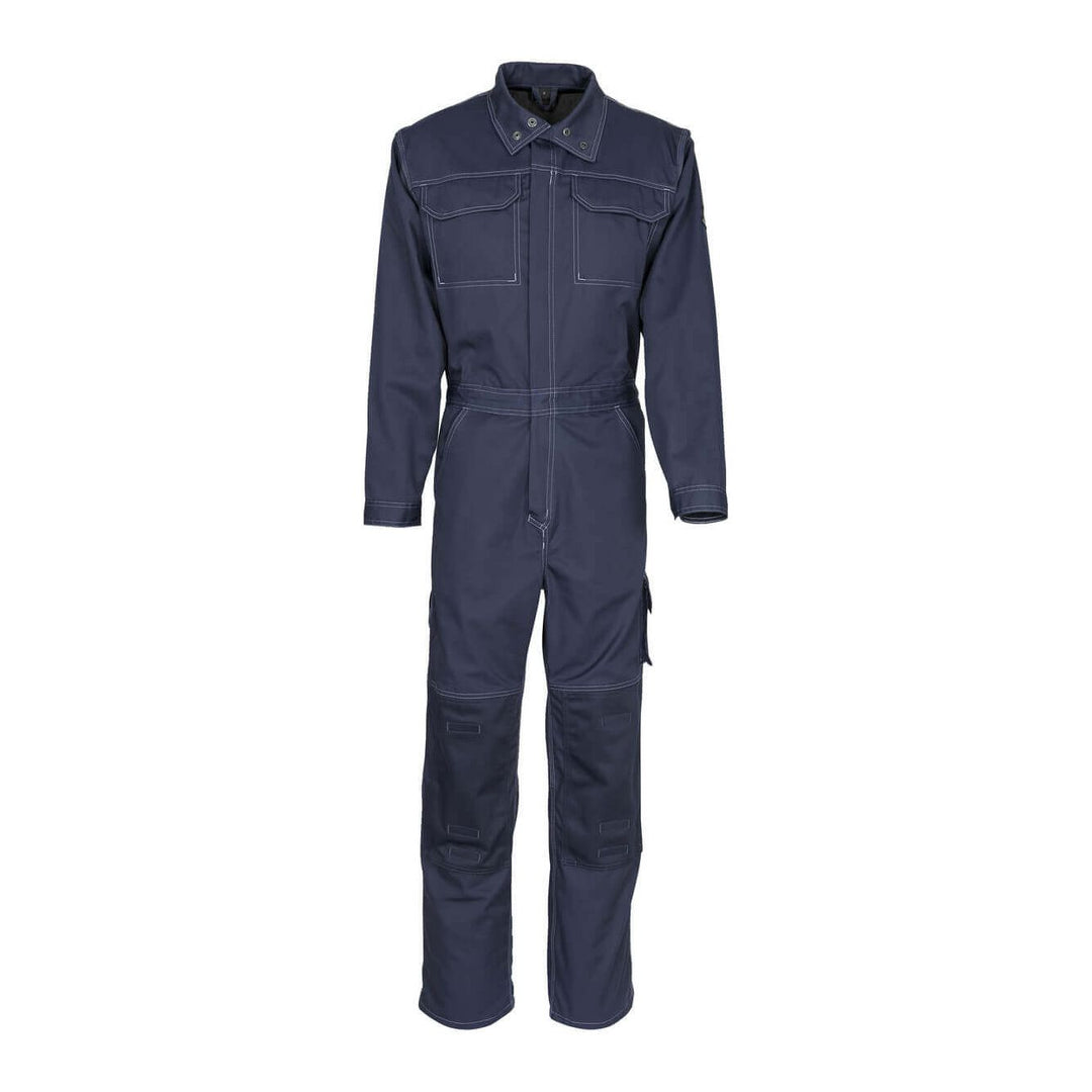 Mascot Akron Boilersuit Kneepad 10519-442 Front #colour_dark-navy-blue