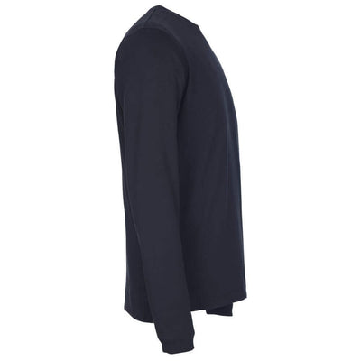 Mascot Albi T-shirt Long Sleeve 50548-250 Left #colour_dark-navy-blue