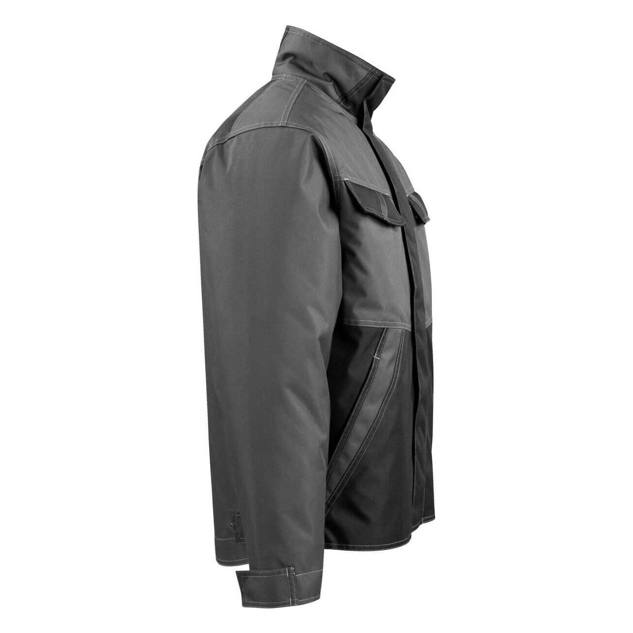 Mascot Albury Winter Jacket 15735-126 Left #colour_dark-anthracite-grey-black