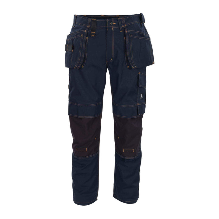 Mascot Almada Work Trousers 06231-010 Front #colour_dark-navy-blue