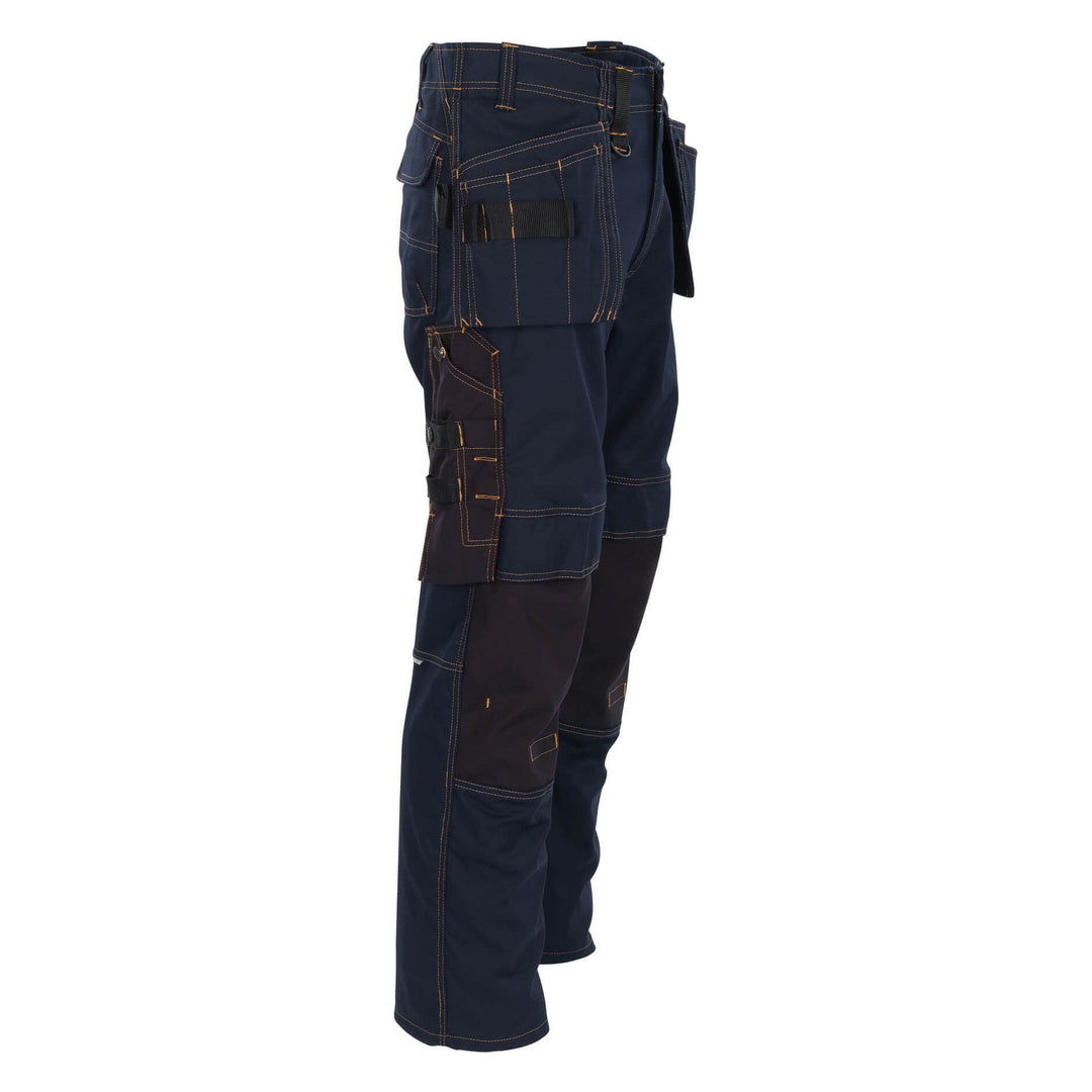 Mascot Almada Work Trousers 06231-010 Left #colour_dark-navy-blue