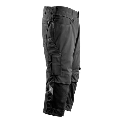 Mascot Altona 3-4 Trousers Kneepad-Pockets 14249-442 Left #colour_black