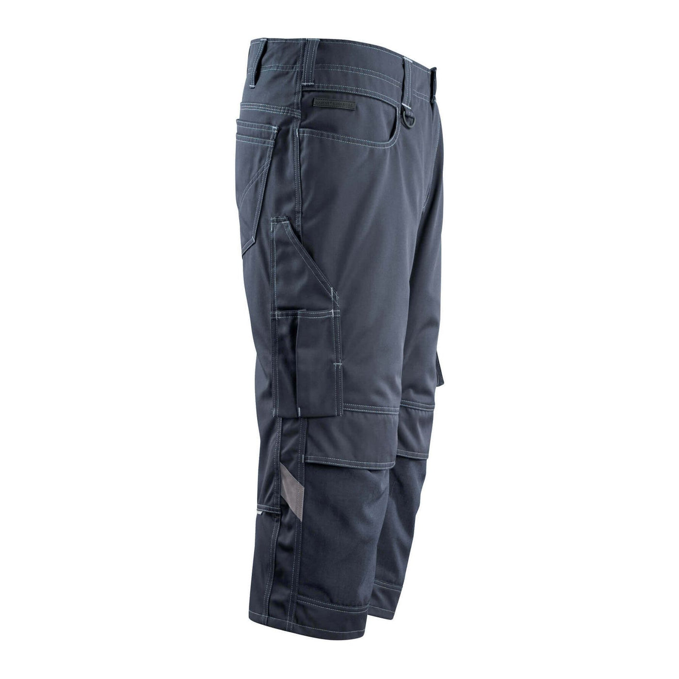 Mascot Altona 3-4 Trousers Kneepad-Pockets 14249-442 Left #colour_dark-navy-blue