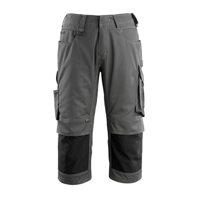 Mascot Altona 3-4 Trousers Kneepad-Pockets Two-Tone 14149-442 Front #colour_dark-anthracite-grey-black