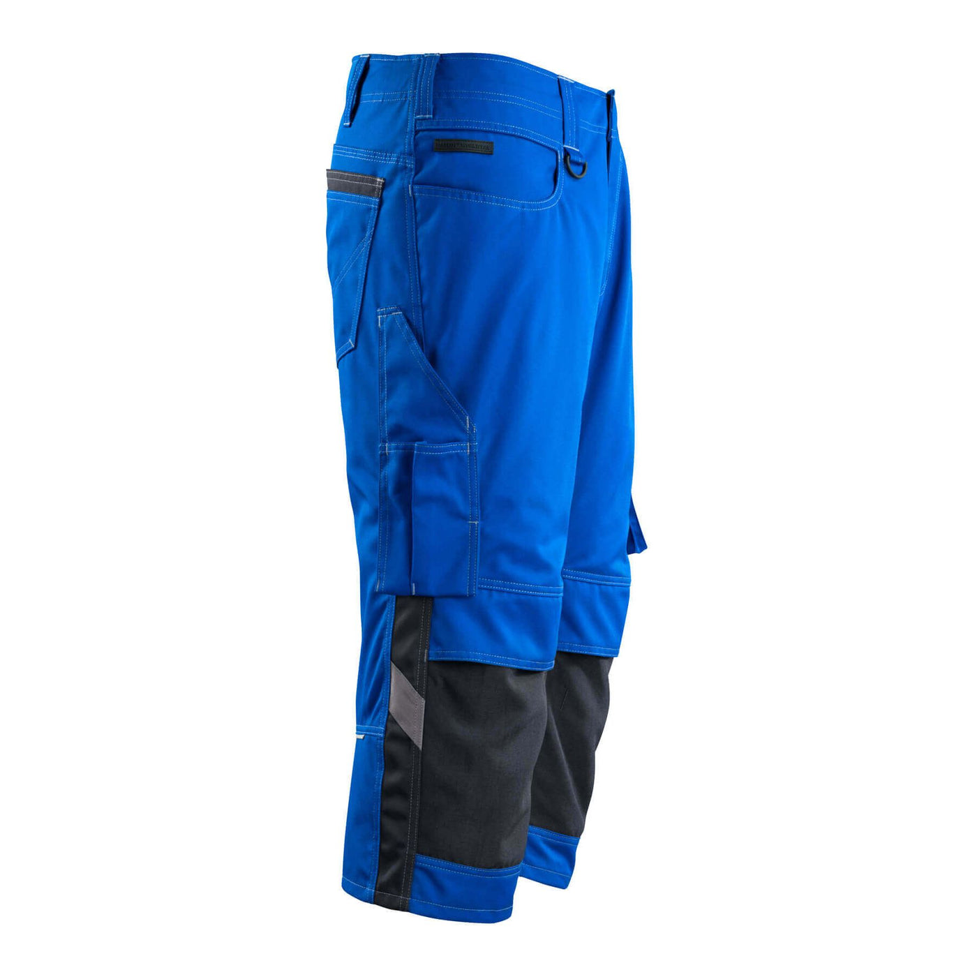 Mascot Altona 3-4 Trousers Kneepad-Pockets Two-Tone 14149-442 Left #colour_royal-blue-dark-navy-blue