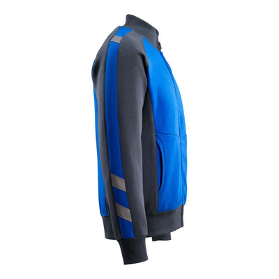 Mascot Amberg Zip-Up Sweatshirt 50565-963 Left #colour_royal-blue-dark-navy-blue