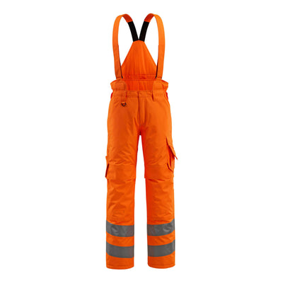 Mascot Ashford Hi-Vis Winter Trousers 15690-231 Front #colour_hi-vis-orange