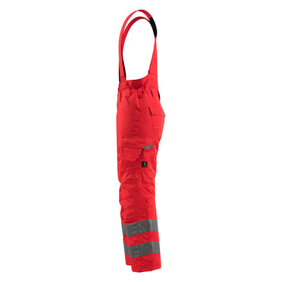 Mascot Ashford Hi-Vis Winter Trousers 15690-231 Right #colour_hi-vis-red
