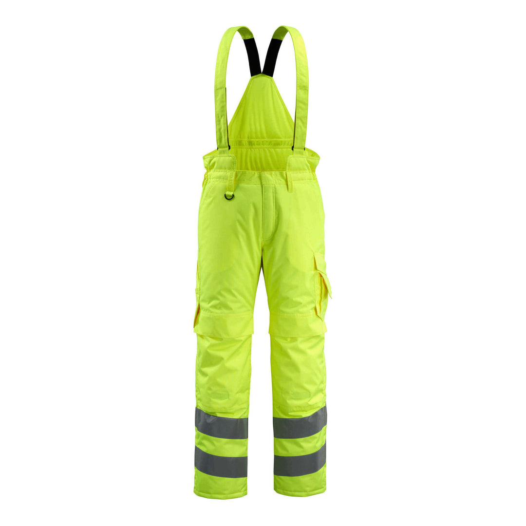 Mascot Ashford Hi-Vis Winter Trousers 15690-231 Front #colour_hi-vis-yellow