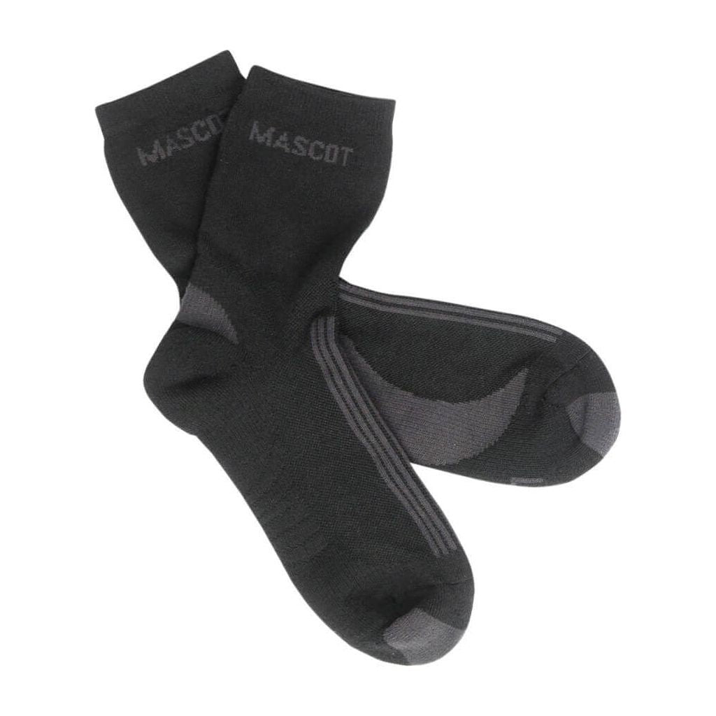 Mascot Asmara Work Socks 50410-881 Front #colour_black-dark-anthracite-grey