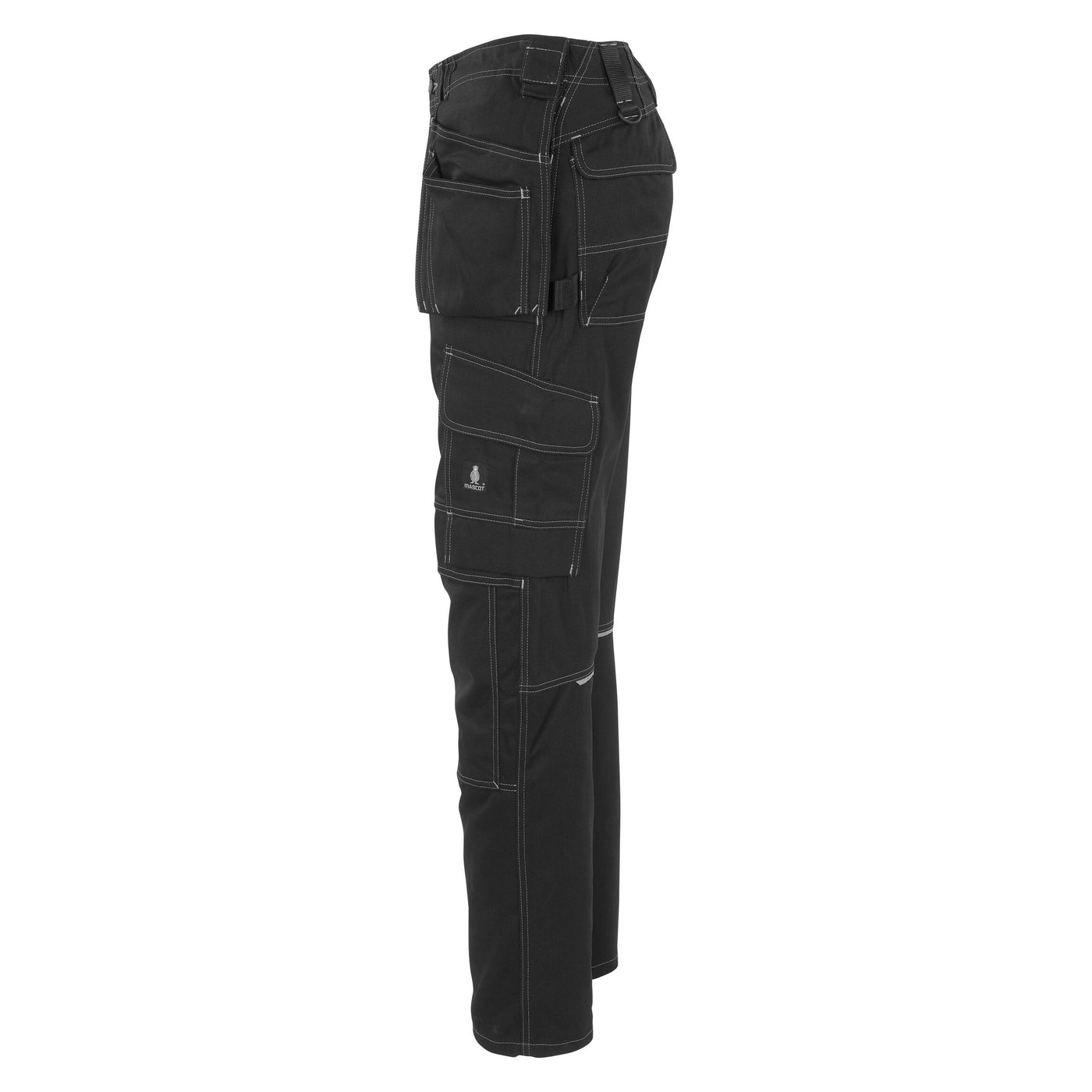 Mascot Atlanta Work Trousers Kneepad and Holster-Pockets 06131-630 Right #colour_black