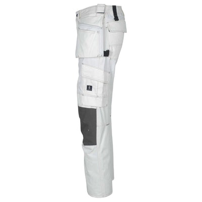 Mascot Atlanta Work Trousers Kneepad and Holster-Pockets 06131-630 Right #colour_white