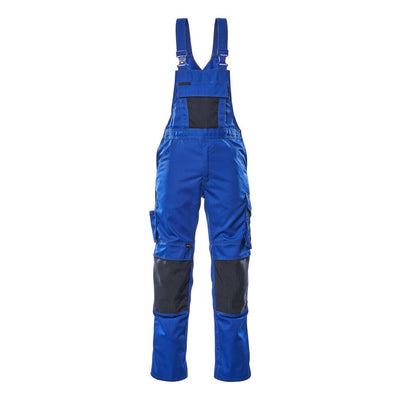 Mascot Augsburg Bib-Brace Overall Knee-pad-pockets 12169-442 Front #colour_royal-blue-dark-navy-blue