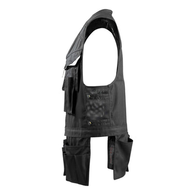 Mascot Baza Tool Vest Holster-Pockets 15089-154 Right #colour_black
