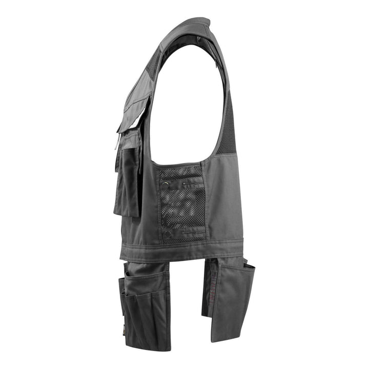 Mascot Baza Tool Vest Holster-Pockets 15089-154 Right #colour_dark-anthracite-grey