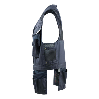 Mascot Baza Tool Vest Holster-Pockets 15089-154 Right #colour_dark-navy-blue