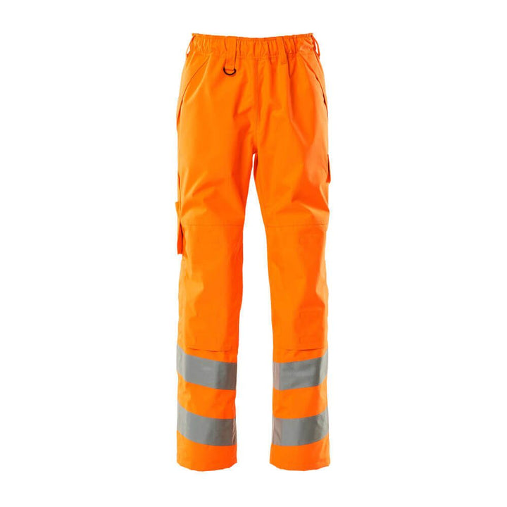 Mascot Belfast Hi-Vis Over-Trousers 15590-231 Front #colour_hi-vis-orange